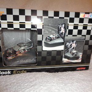 Dale Earnhardt Book Ends Nascar Action